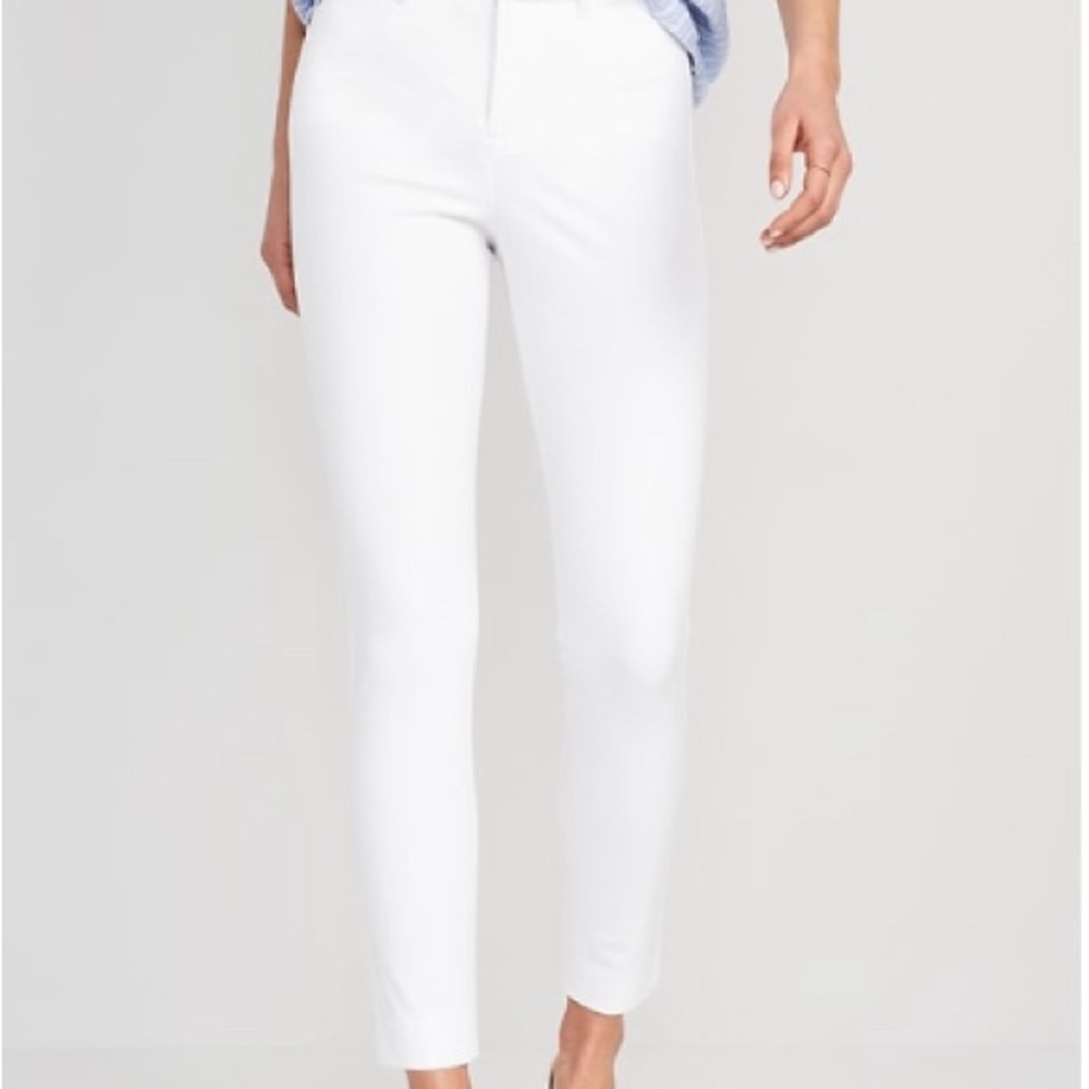 Old Navy Women's White Skinny Jeans